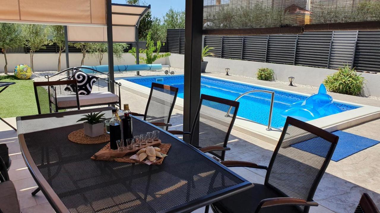 Villa Fides With Private Pool, Garden And Sea View Kastel Novi Bagian luar foto