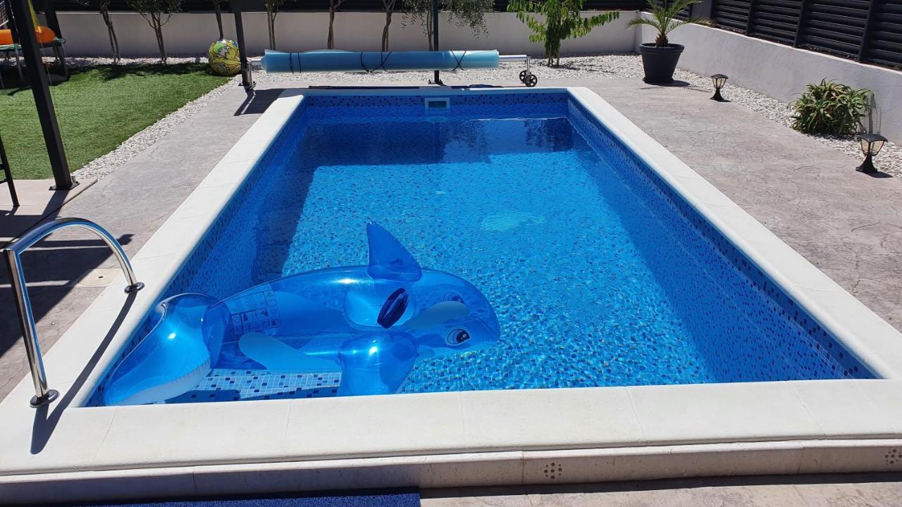 Villa Fides With Private Pool, Garden And Sea View Kastel Novi Bagian luar foto