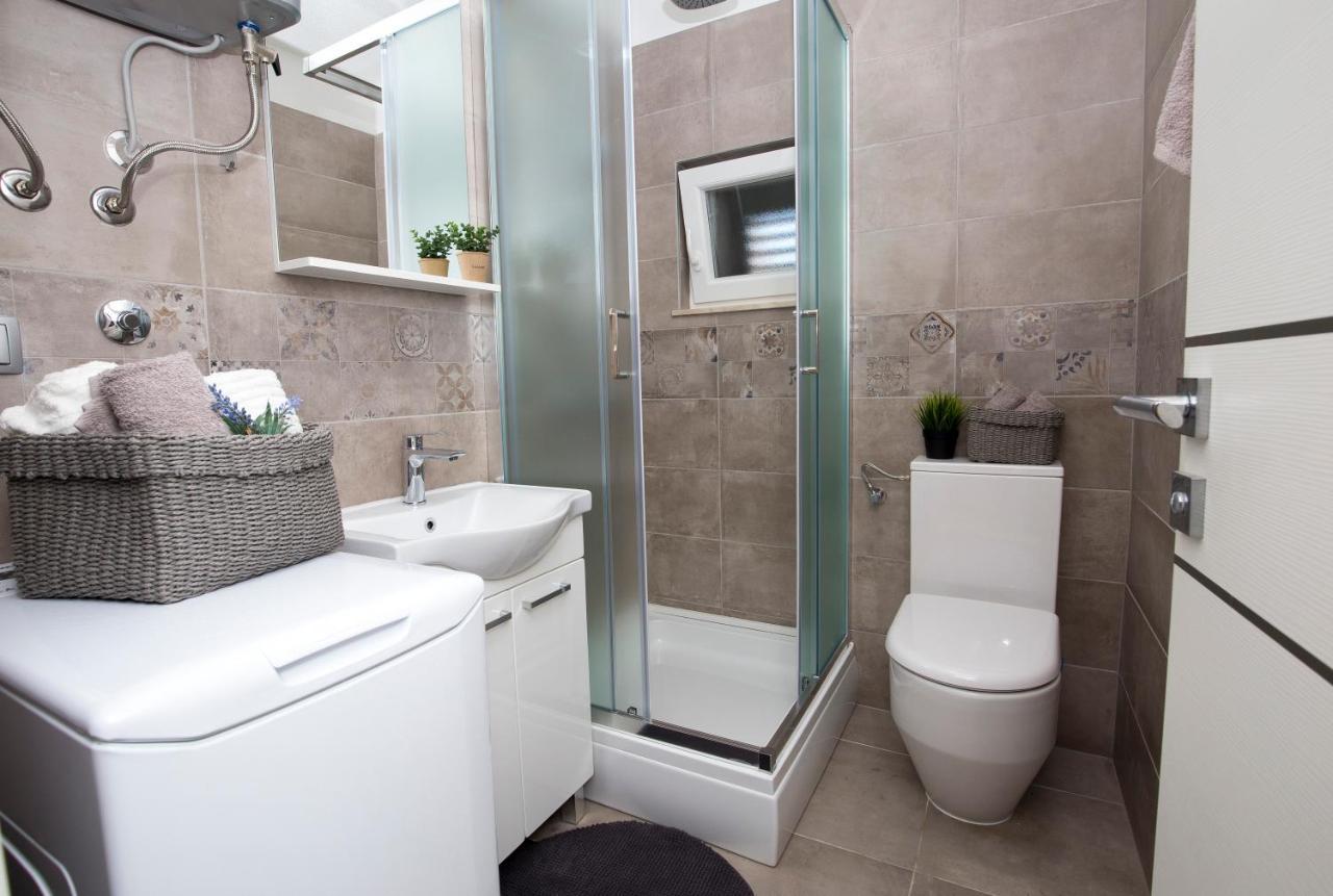 Villa Fides With Private Pool, Garden And Sea View Kastel Novi Bagian luar foto