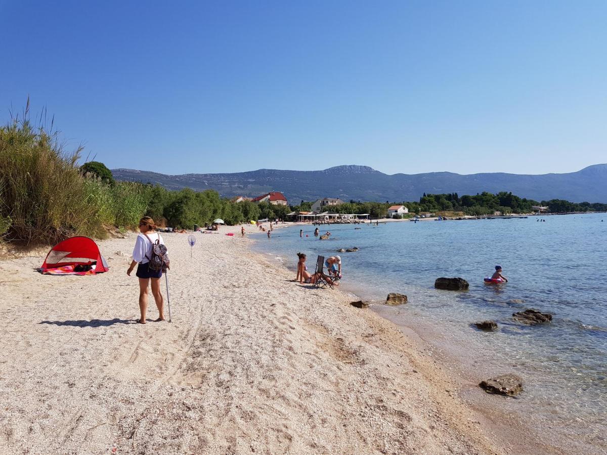 Villa Fides With Private Pool, Garden And Sea View Kastel Novi Bagian luar foto