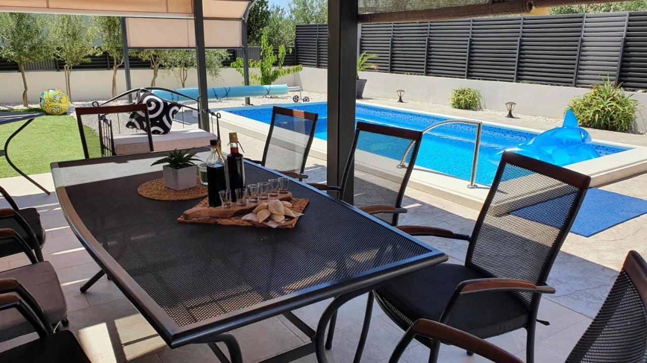 Villa Fides With Private Pool, Garden And Sea View Kastel Novi Bagian luar foto