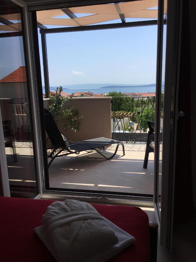 Villa Fides With Private Pool, Garden And Sea View Kastel Novi Bagian luar foto