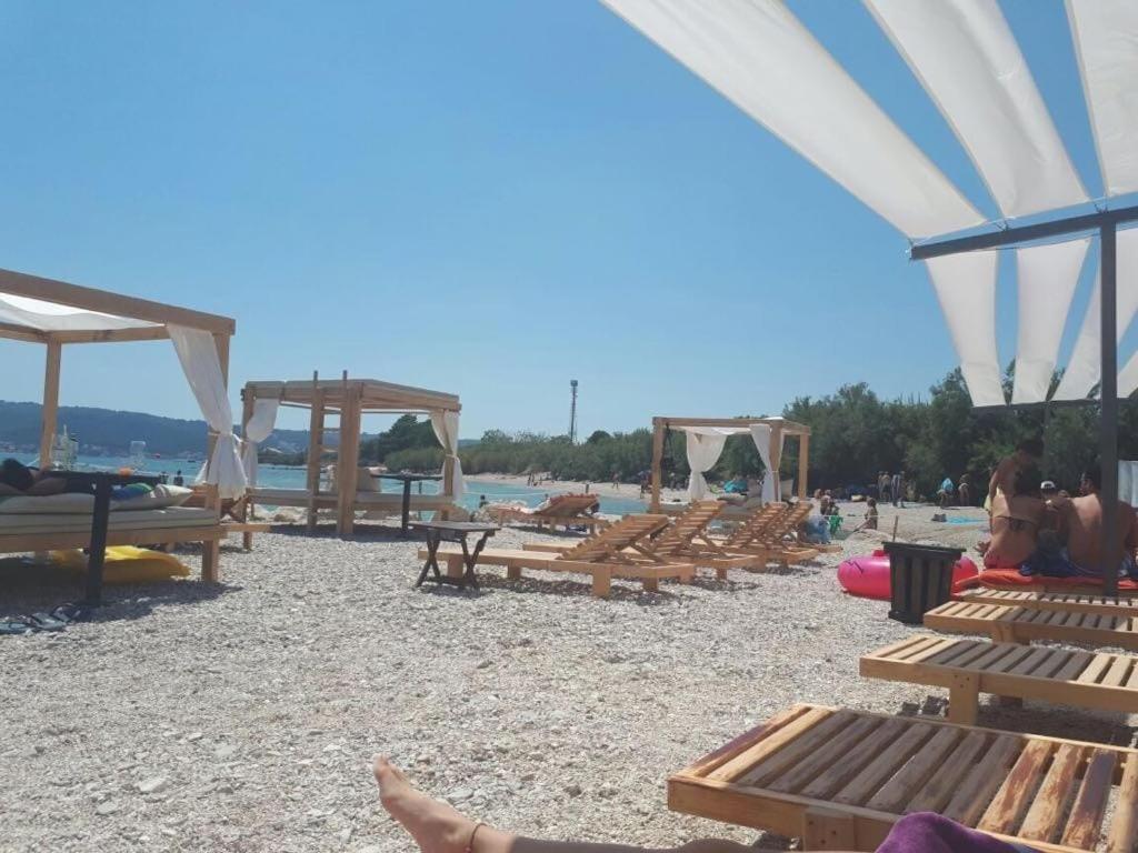 Villa Fides With Private Pool, Garden And Sea View Kastel Novi Bagian luar foto