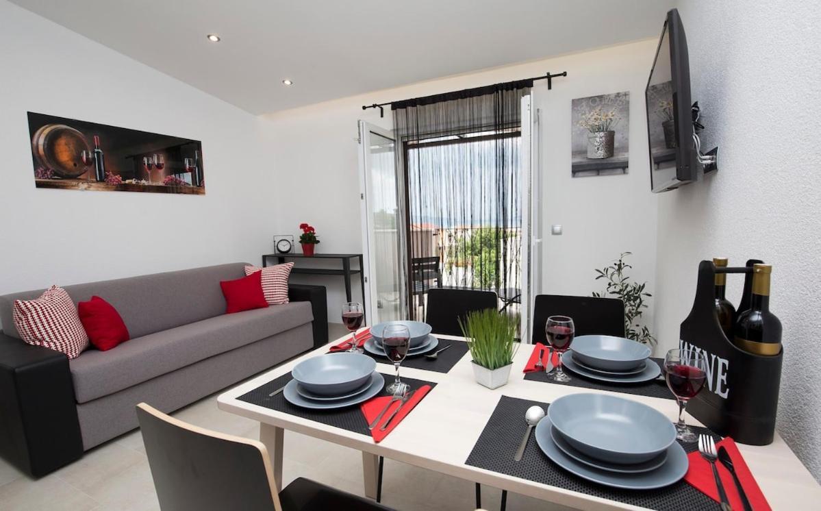 Villa Fides With Private Pool, Garden And Sea View Kastel Novi Bagian luar foto